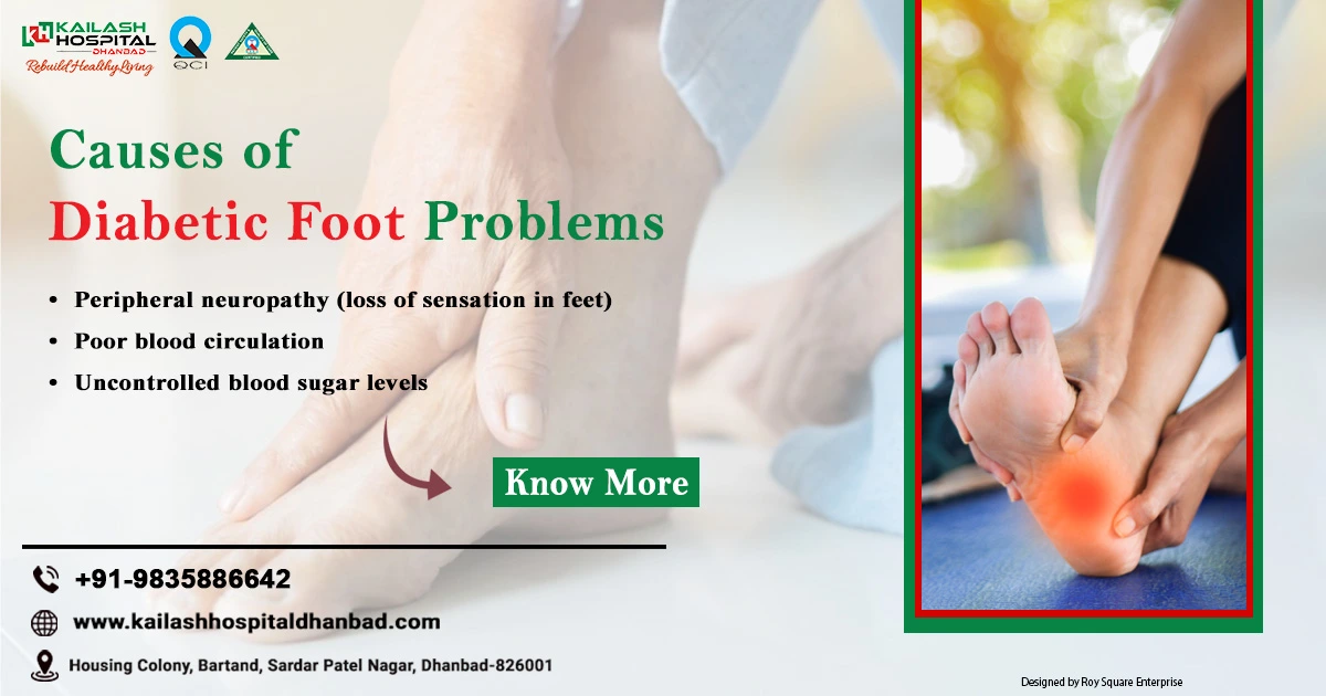 Causes of Diabetic Foot Problems